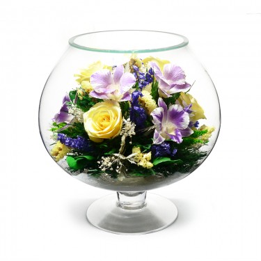 "NaturalFlowers" Арт: GJM8 цветы в стекле